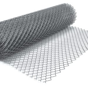 Coil,Of,Steel,Wire.,Rabitz,Mesh,Netting,Roll,Isolated,On